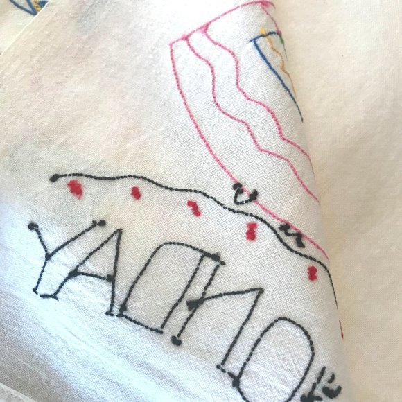 5 Vintage Embroidered Flour Sack Tea Dish Kitchen Towel Monday-Friday - Picture 8 of 11